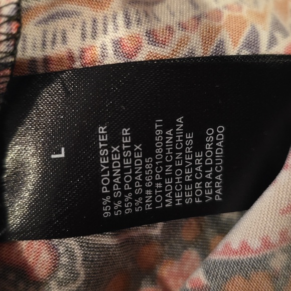 PERCEPTIONS NEW YORK BRAND WOMEN'S BLACK & RED SHORT SLEEVES DRESS SIZE LARGE - Picture 14 of 15